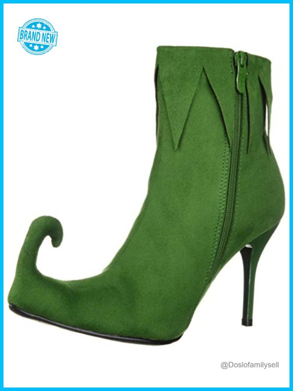Pointed Toe Stiletto Heel Ankle Booties with Zig Zag Cut